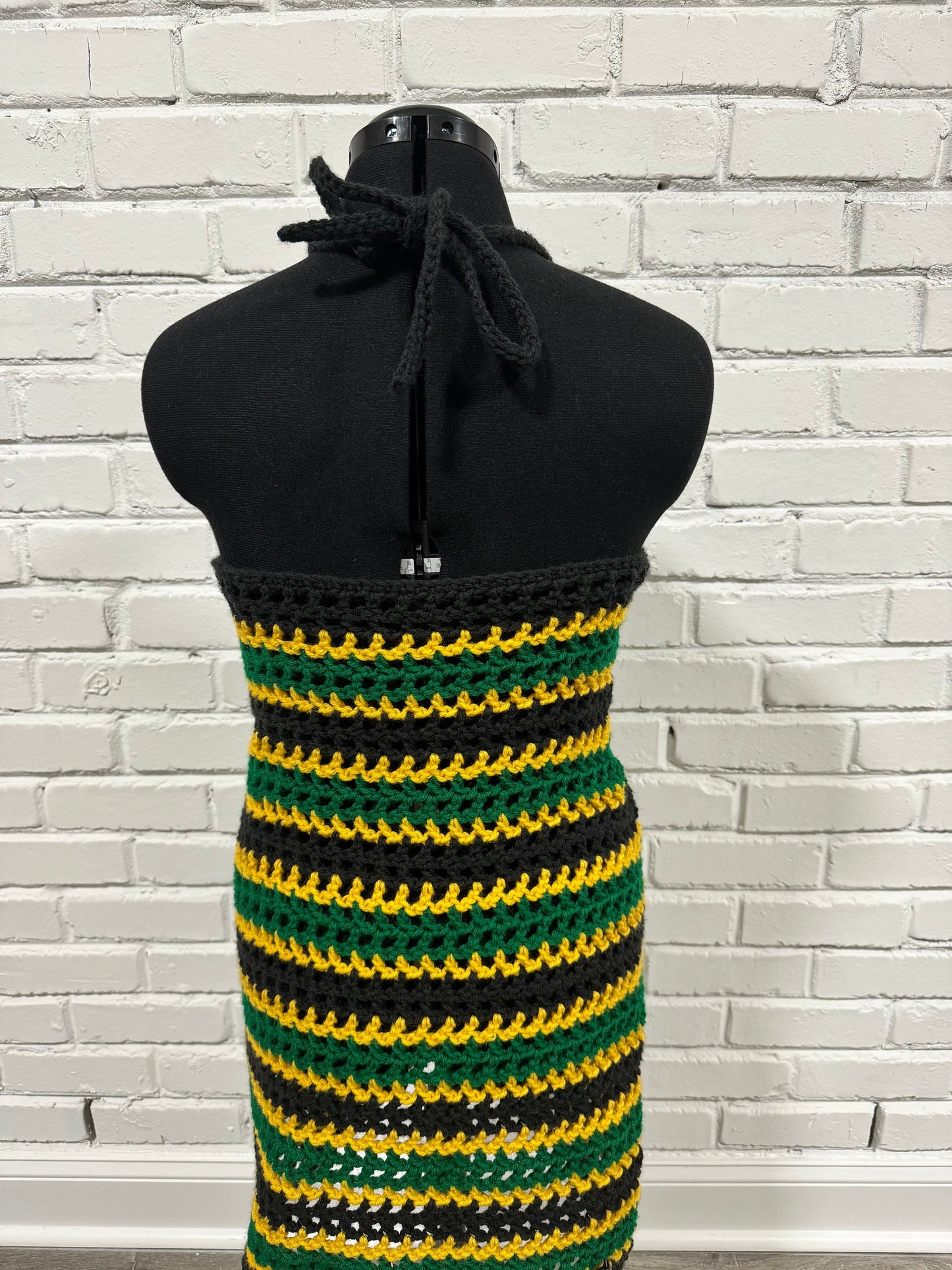 Jamaica Mesh Crochet Dress