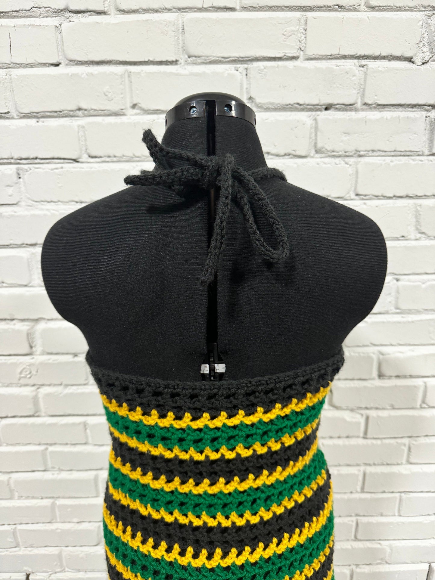 Jamaica Mesh Crochet Dress