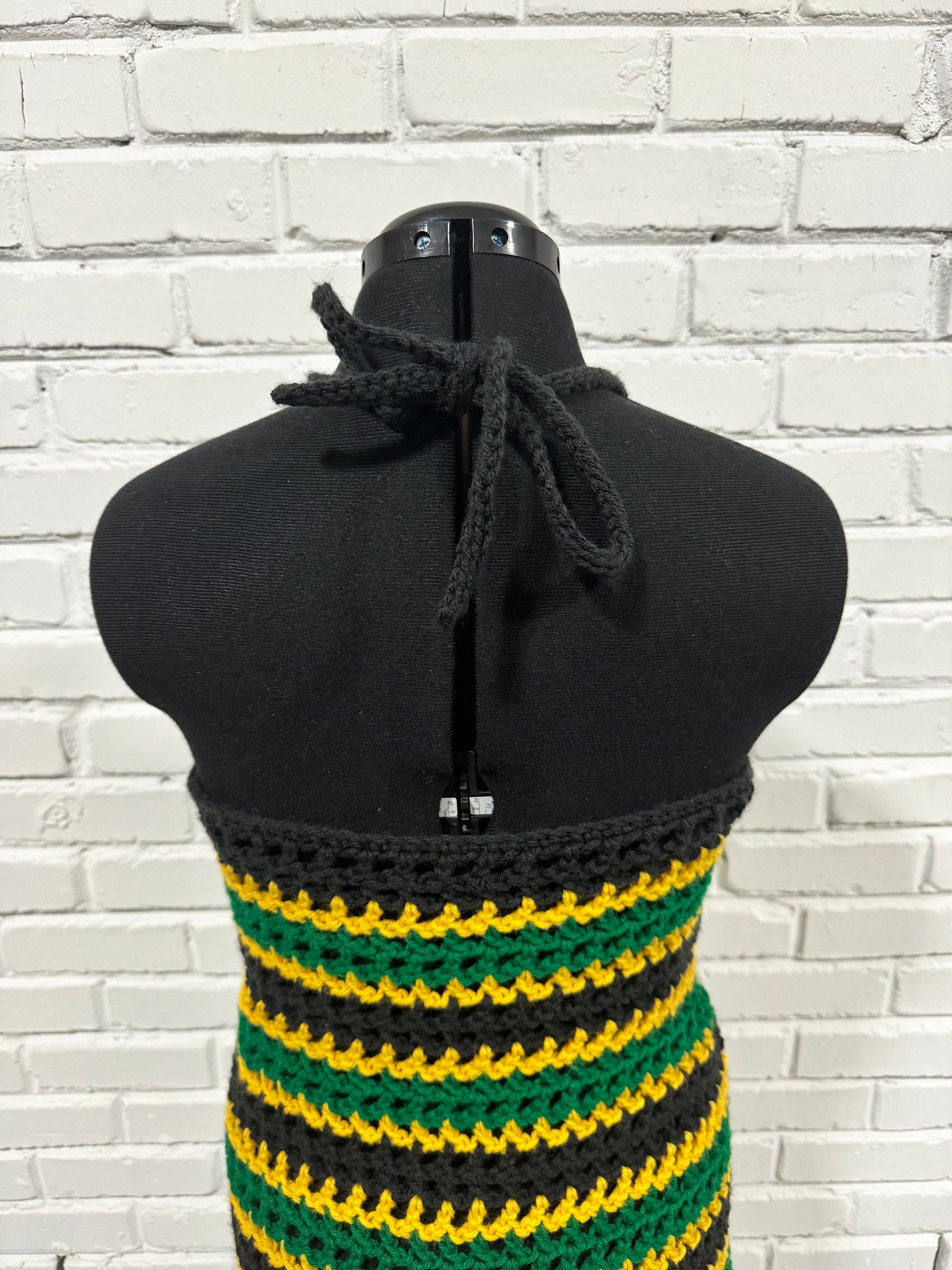 Jamaica Mesh Crochet Dress