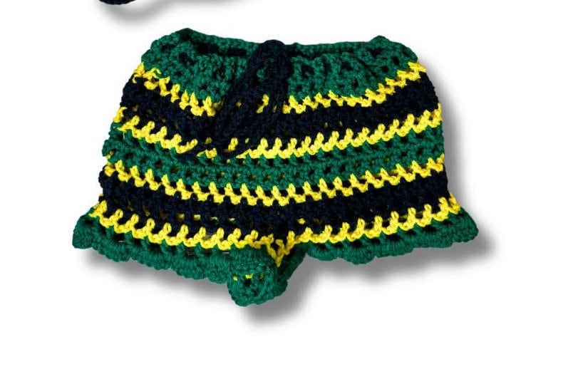 Jamaica Mesh Crochet Shorts