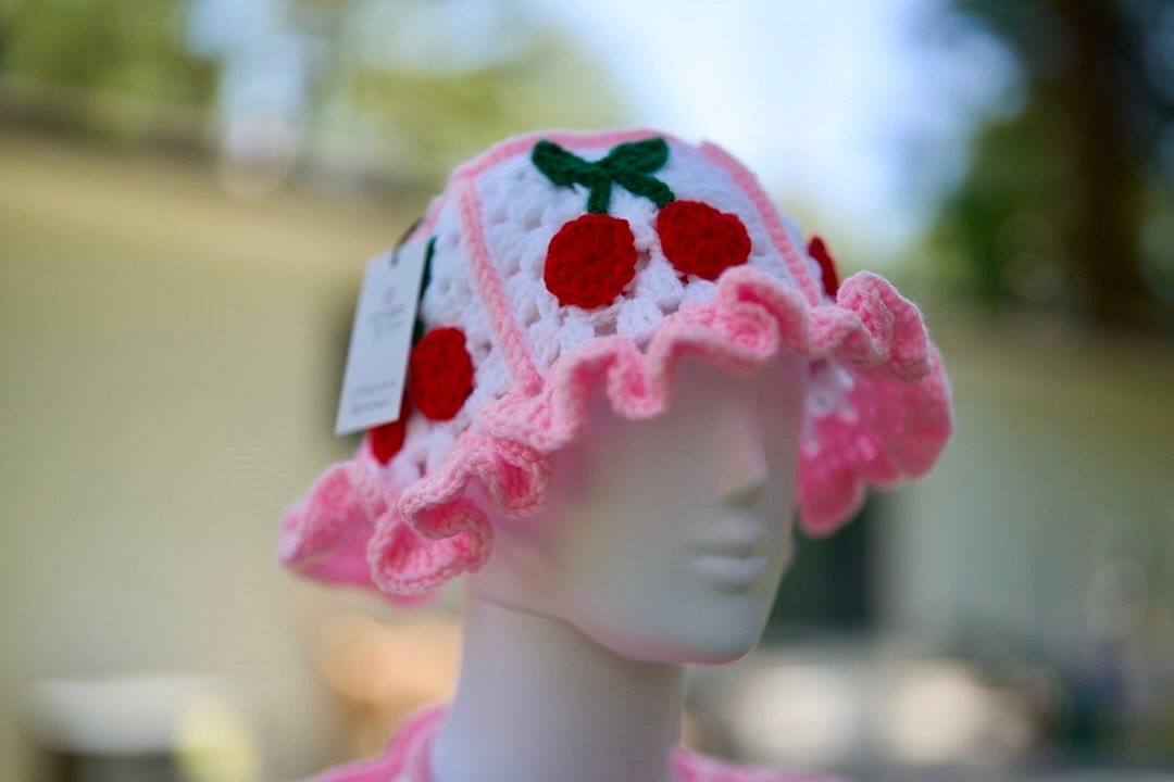 Pink Crochet Matching Coquette Festival Set with Bikini top and Shorts