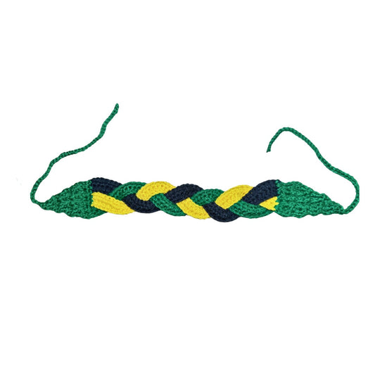 Handmade Jamaica Crochet Braided Headband