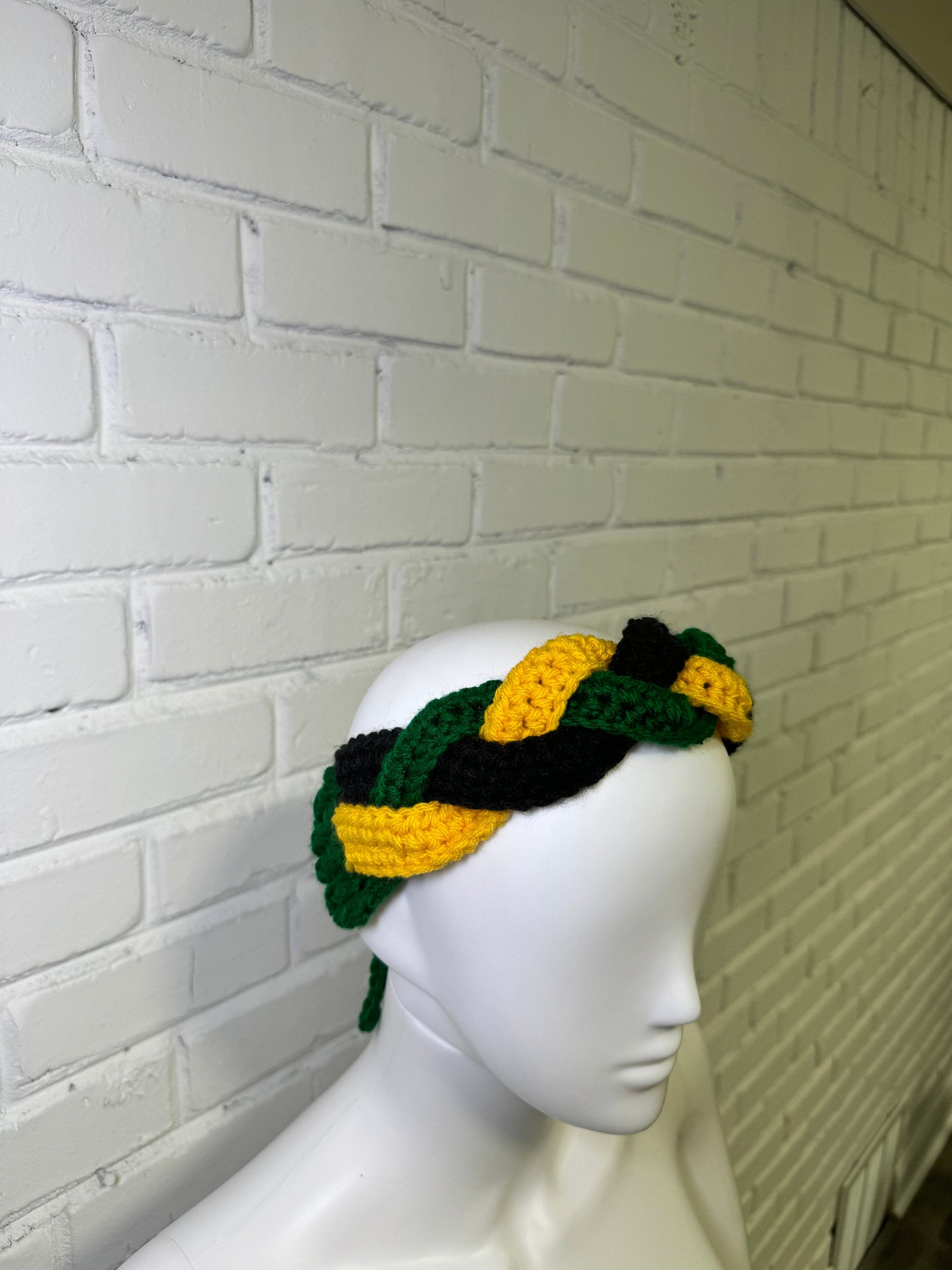 Handmade Jamaica Crochet Braided Headband